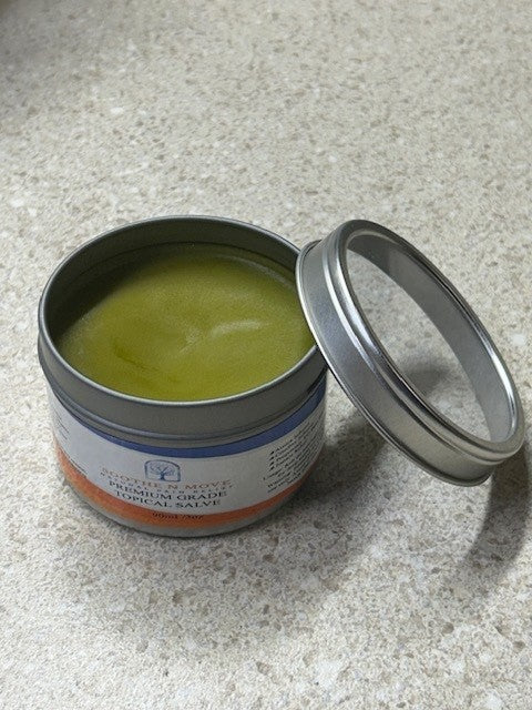 3oz Premium Grade Topical Salve (w/ Arnica, Comfrey and Tumeric)