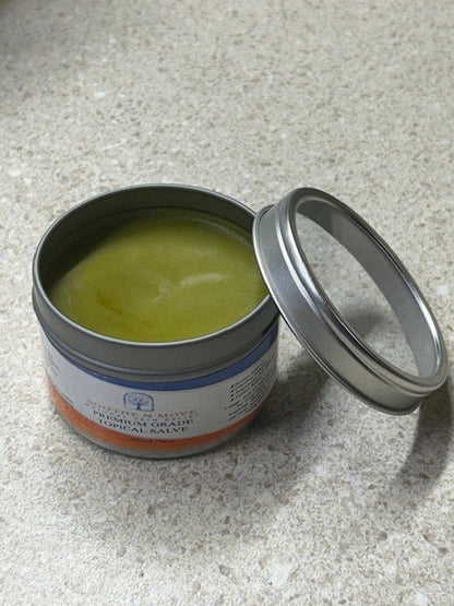 3oz Premium Grade Topical Salve (w/ Arnica, Comfrey and Tumeric)